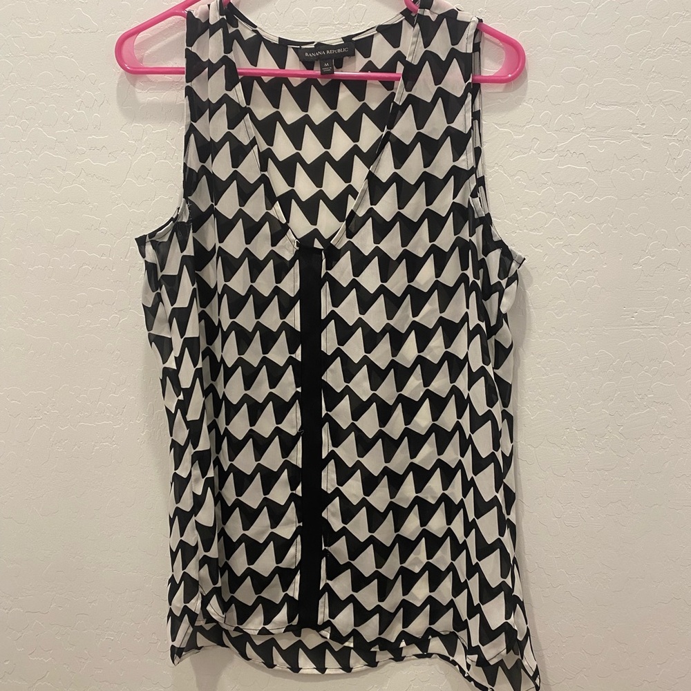 Banana Republic sleeveless blouse